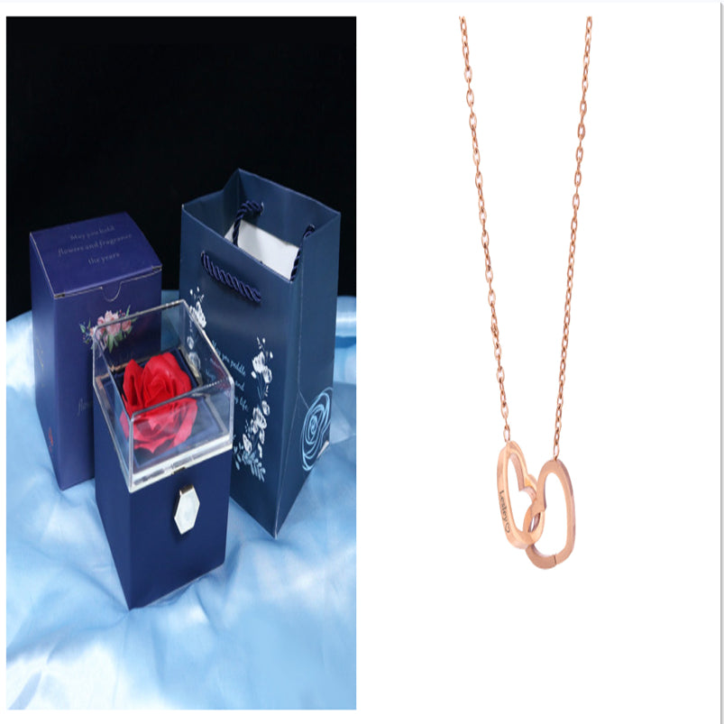 Rotating Soap Rose Jewelry Gift Box (photo 20)