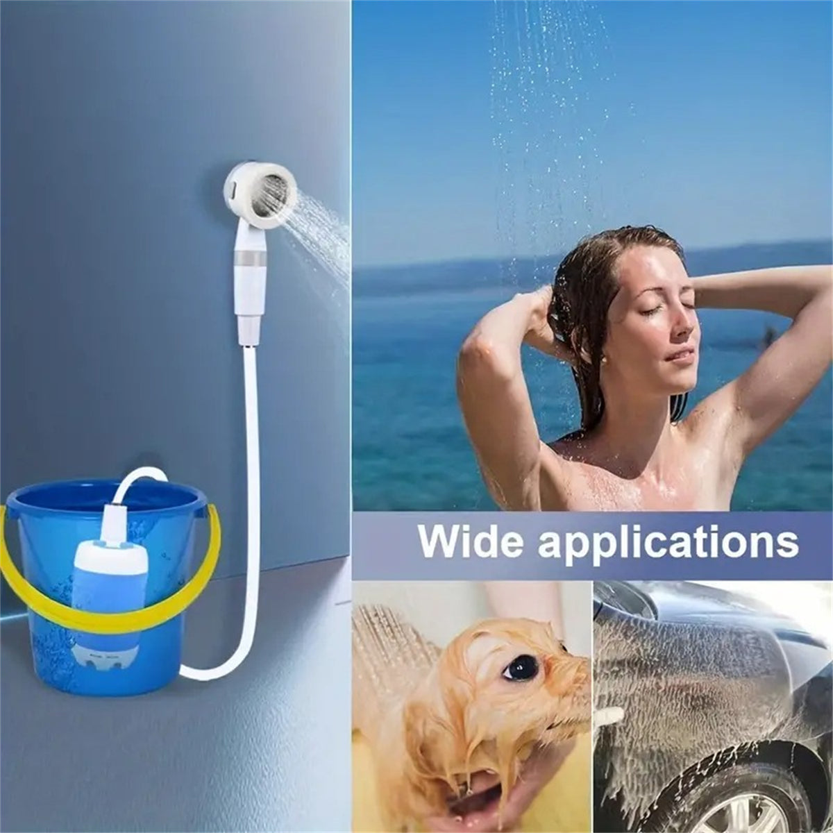 Portable Rechargeable Camping Shower (photo 9)
