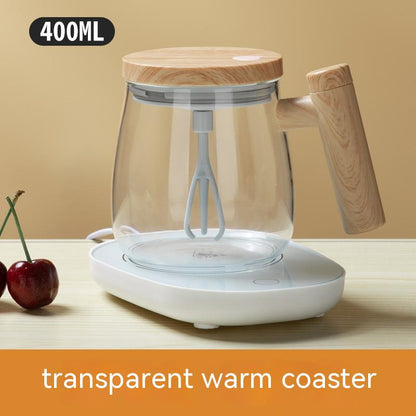 Self-Stirring Glass Coffee Mug, 400 ml (photo 45)
