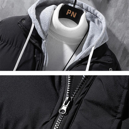 Men's Hooded Padded Winter Jacket (photo 4)