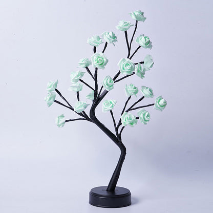 USB LED Rose Tree Table Lamp (photo 9)