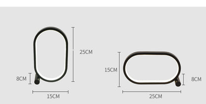 Oval Ring LED Table Lamp, USB, Touch, Button or Remote Control (photo 13)