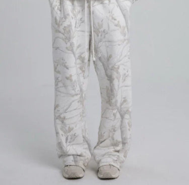 Women's Camo Leaf Print Hoodie and Pants Set (photo 8)