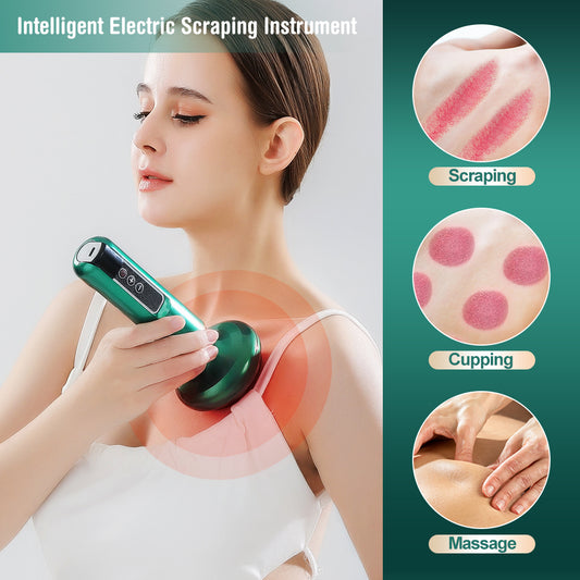 Electric Cupping and Gua Sha Body Massager, Rechargeable