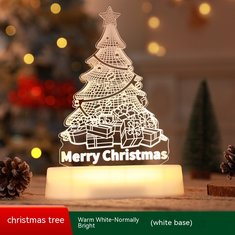 Christmas 3D Acrylic LED Night Light (photo 2)