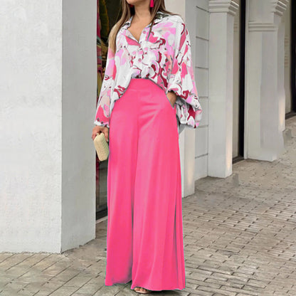 Women's Printed Wide-Leg Pants (photo 5)