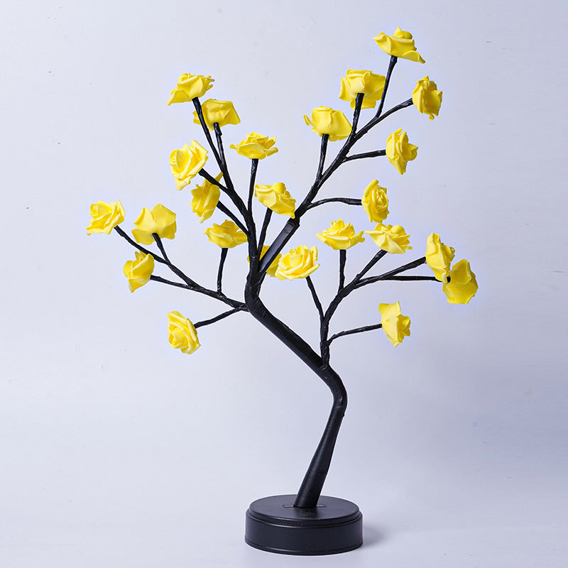 USB LED Rose Tree Table Lamp (photo 5)