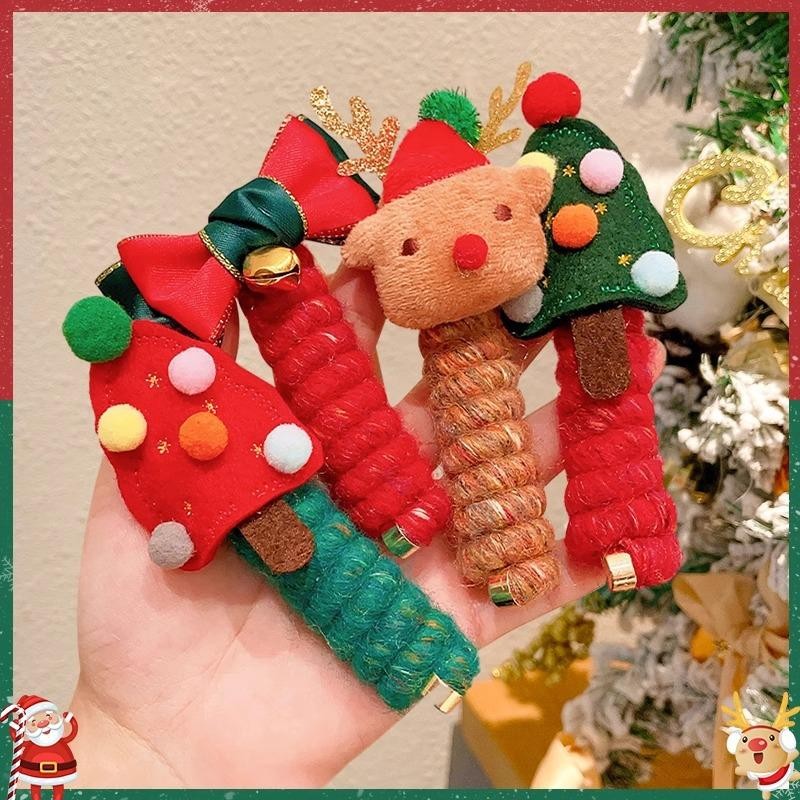 Christmas Spiral Hair Ties (photo 3)