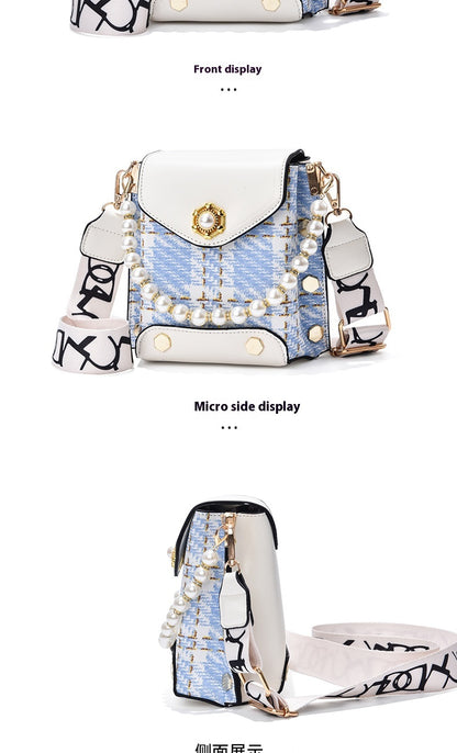Mini Crossbody Phone Bag with Pearl Chain (photo 24)