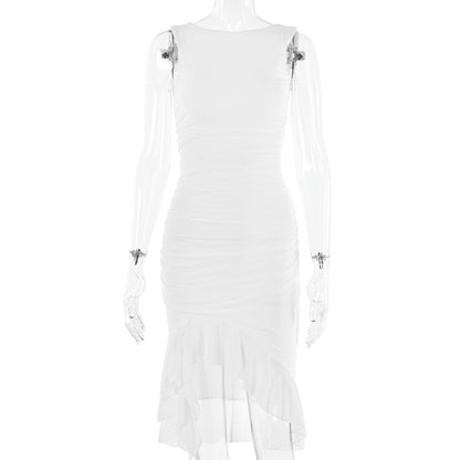 Women's Sleeveless Bodycon Midi Dress (photo 18)