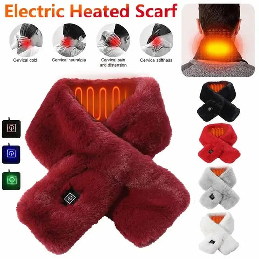 USB Heated Neck Scarf, 3 Heat Settings
