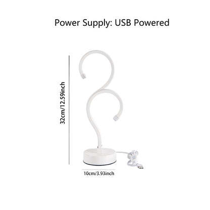 Double Question Mark Desk Lamp, USB, 3 Color Modes (photo 6)