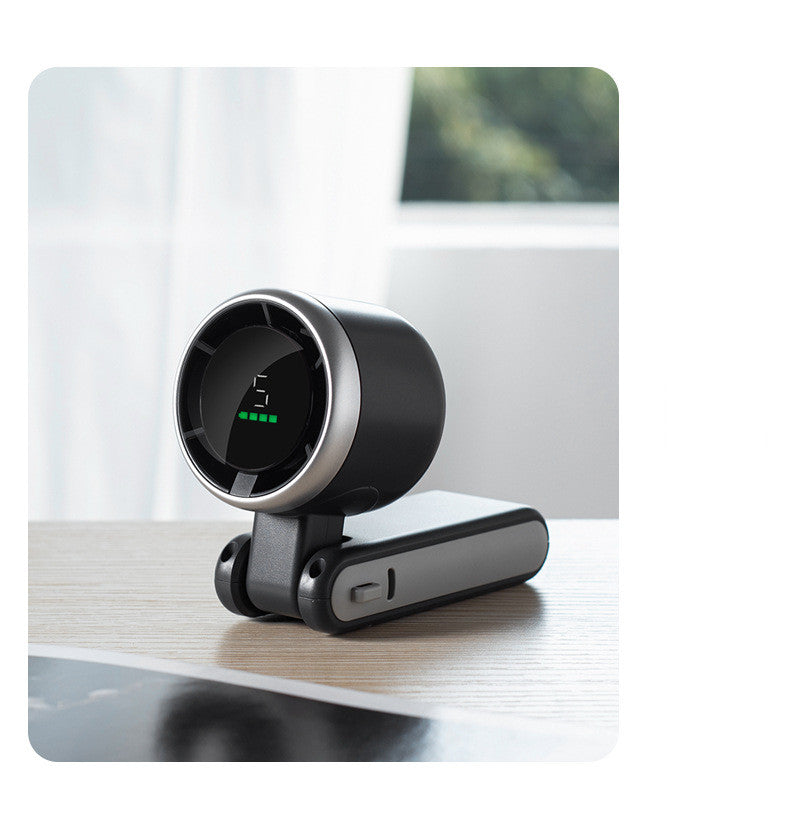Foldable Mini Turbo Fan with Neck Strap, USB-C (photo 8)