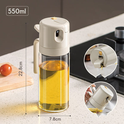 2-in-1 Oil Sprayer and Pourer Bottle, 550 ml (photo 3)