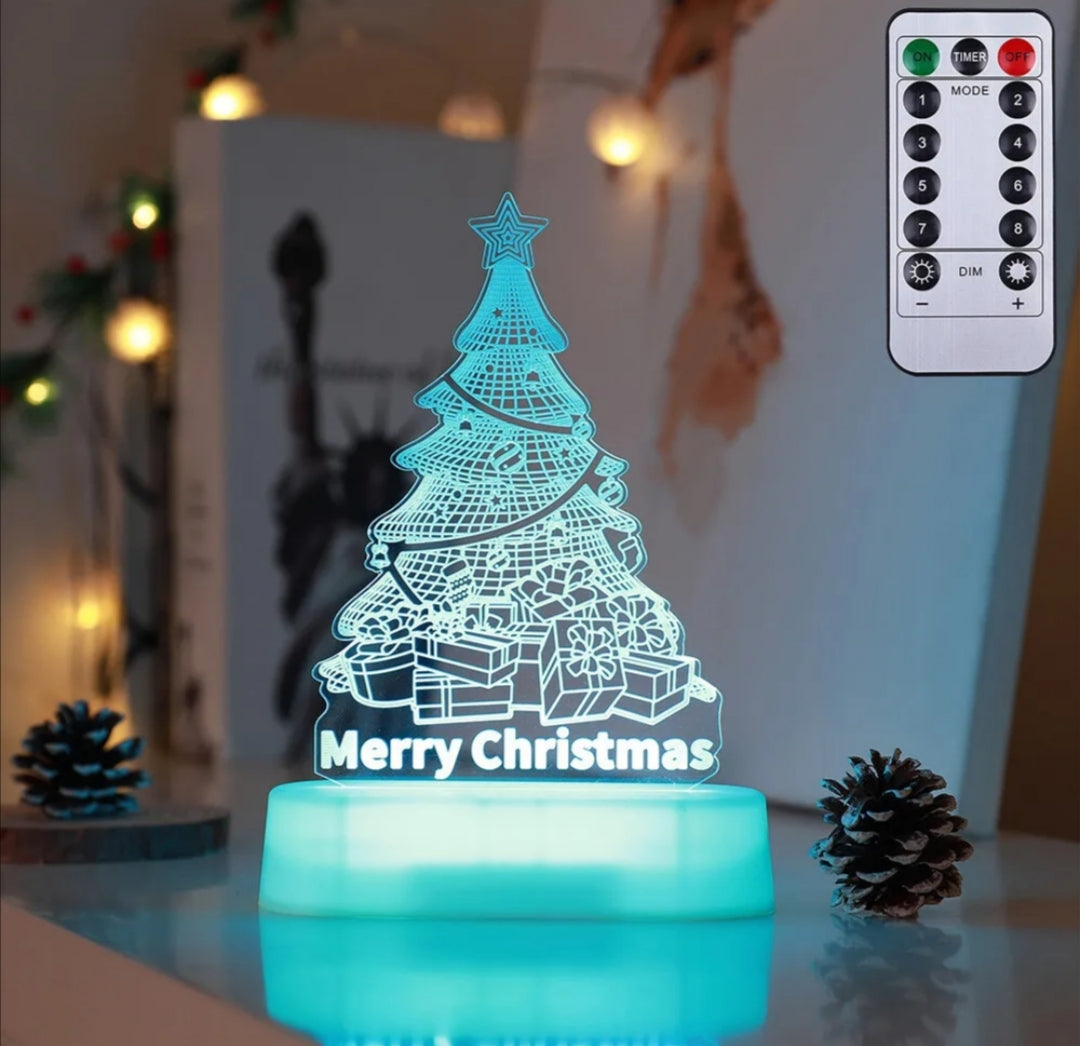 Christmas 3D Acrylic LED Night Light (photo 14)