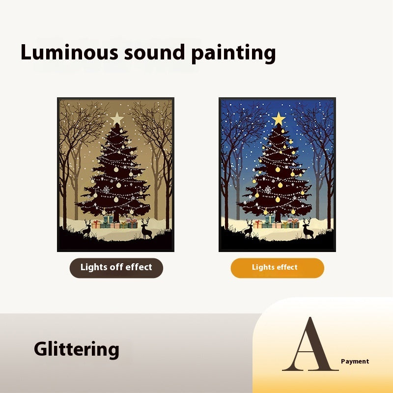Light-Up Christmas Tree Picture with Bluetooth Speaker (photo 6)