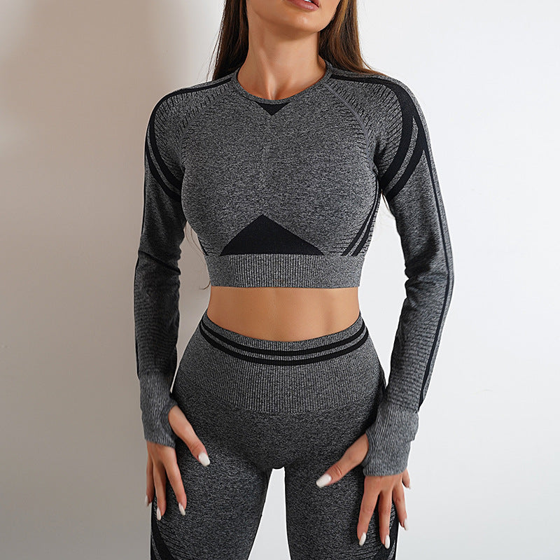 Women's Seamless Workout Leggings, Long-Sleeve Top or Set (photo 14)
