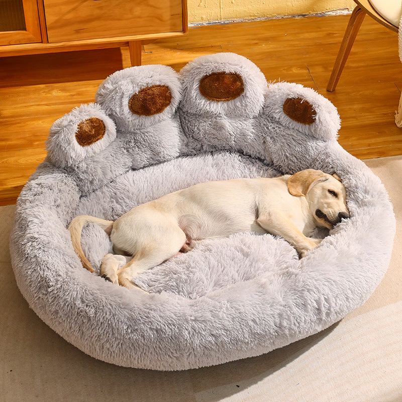 Round Plush Pet Bed for Dogs and Cats, 50 to 110 cm (photo 22)