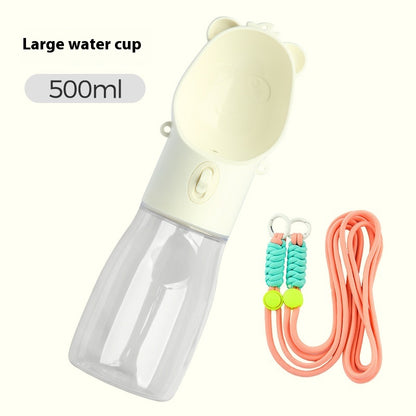 2-in-1 Portable Dog Water Bottle with Food Container (photo 11)