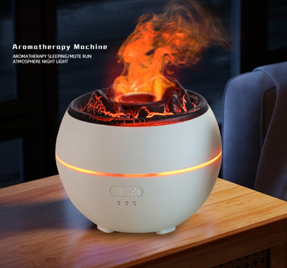 Flame Effect Aroma Diffuser with Timer, 300 ml (photo 14)