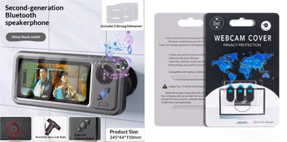 Shower Phone Holder Box with Bluetooth Speaker (photo 11)