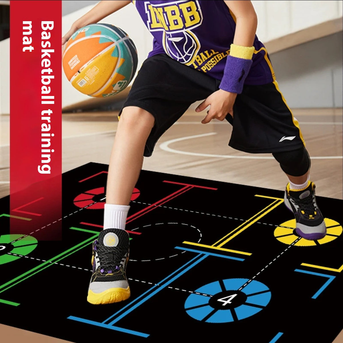 Basketball Footwork Training Mat (photo 2)