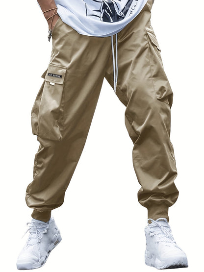 Men's Multi-Pocket Cargo Drawstring Pants (photo 10)
