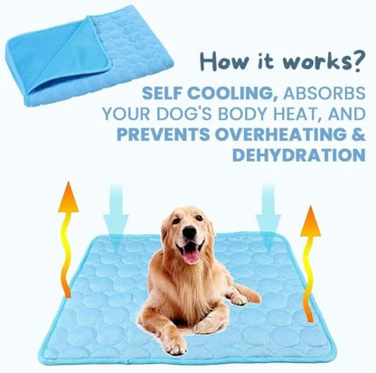 Pet Cooling Mat, Ice Silk Fabric, XS to XXL (photo 8)