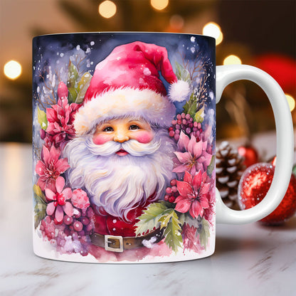3D Santa Christmas Ceramic Mug, 325 ml (photo 8)