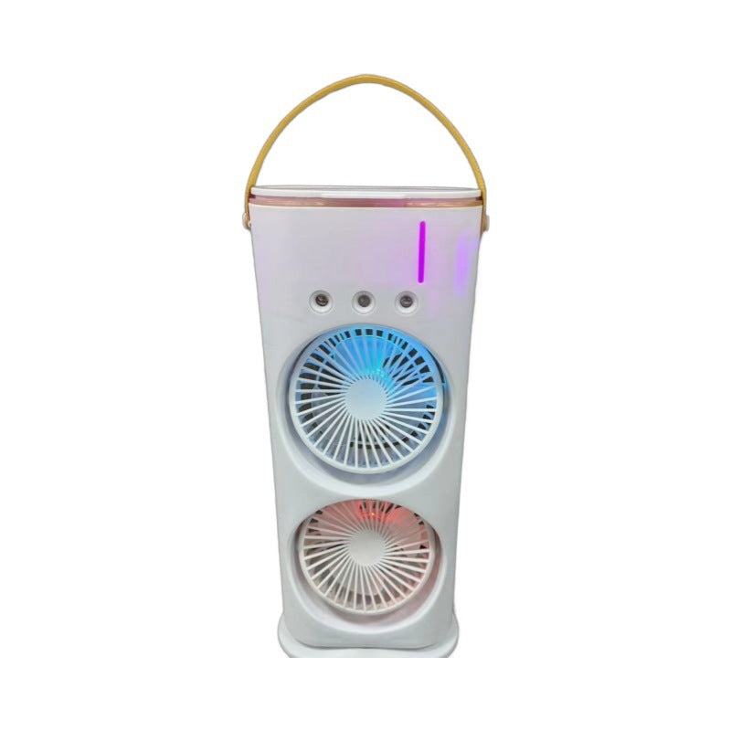 Dual-Head Mist Spray Fan with Ambient Light (photo 9)