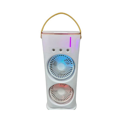 Dual-Head Mist Spray Fan with Ambient Light (photo 9)