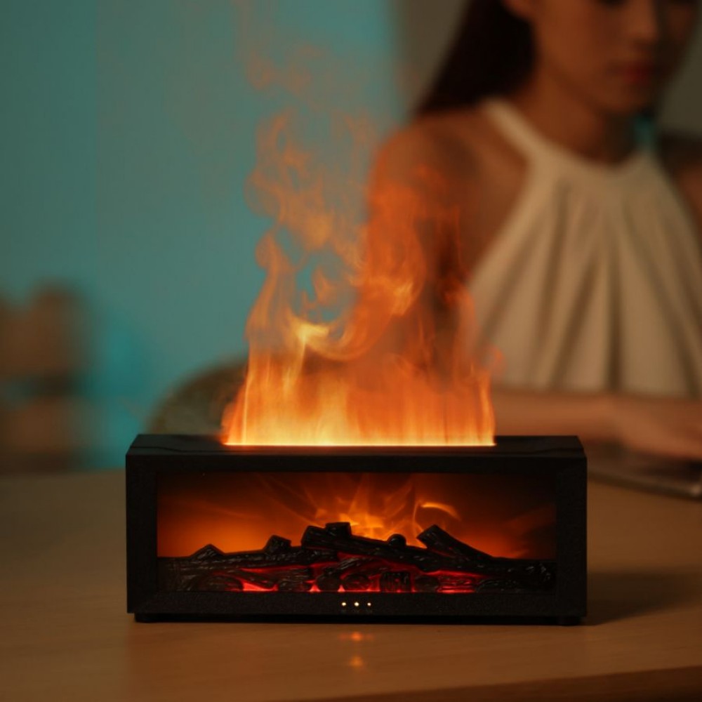 Flame Effect Aroma Diffuser with Remote