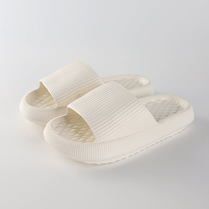 Rhombus Stripe EVA Slippers (photo 19)