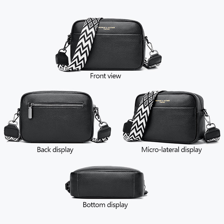 Embroidered Rhombus Crossbody Square Bag (photo 10)