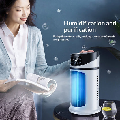 USB Mini Evaporative Air Cooler Fan, 24.5 x 15.5 x 15.5 cm (photo 4)