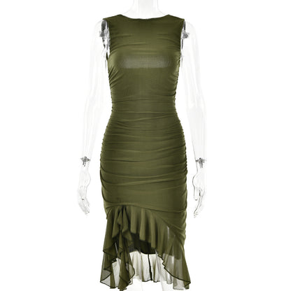 Women's Sleeveless Bodycon Midi Dress (photo 13)