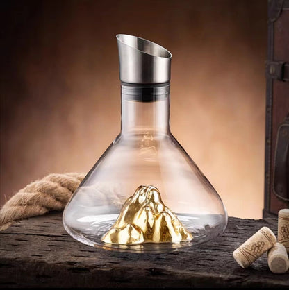 Iceberg Glass Wine Decanter (photo 12)