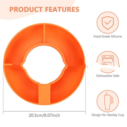 Silicone 4-Compartment Snack Ring for 40 oz Tumblers (photo 12)