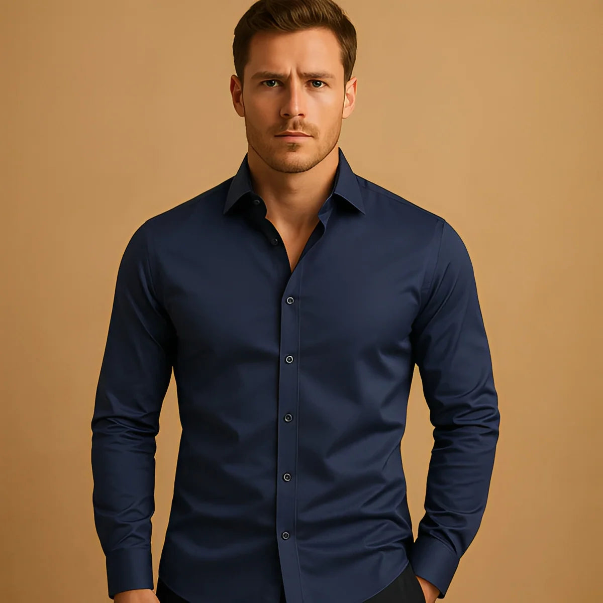Men's Long-Sleeve Button-Down Shirt (photo 15)