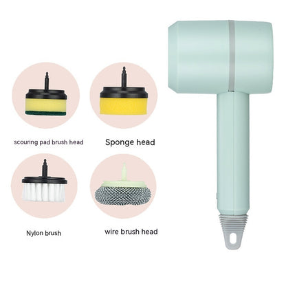 Rechargeable Electric Cleaning Brush with Interchangeable Heads (photo 23)