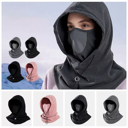 Winter Fleece Balaclava Hood and Neck Warmer (photo 3)