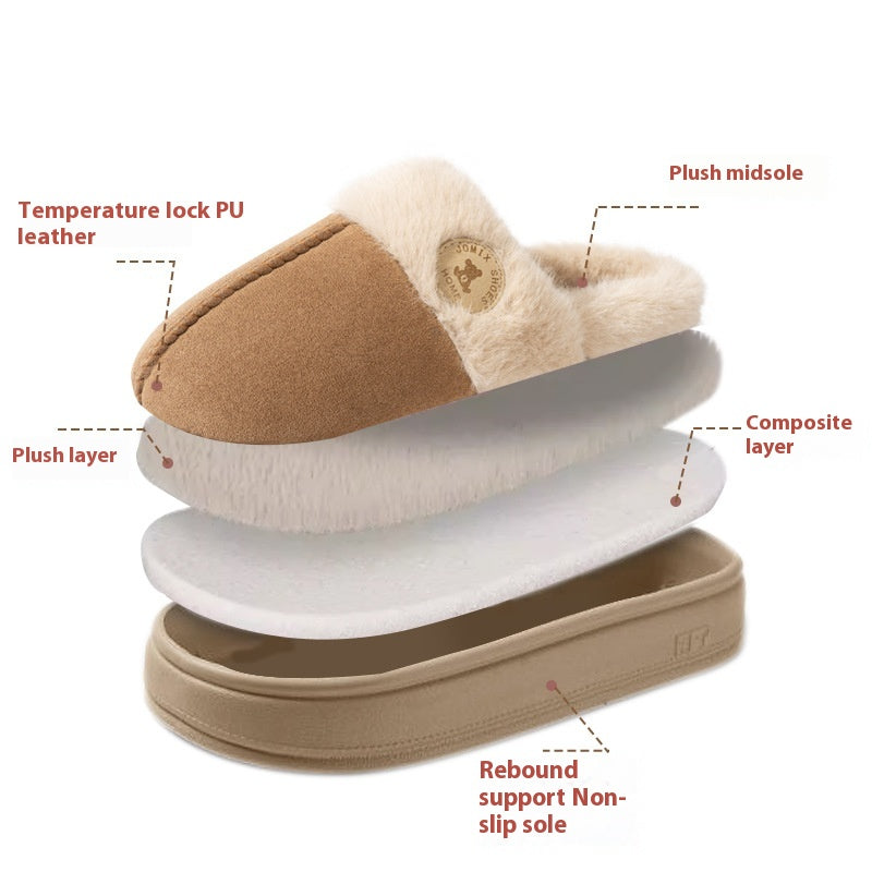 Plush Winter House Slippers (photo 11)