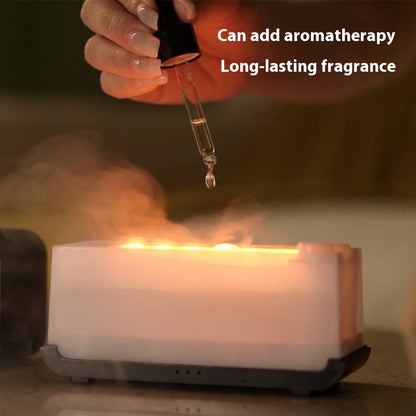 Flame Effect Mist Diffuser with Timer, USB (photo 5)
