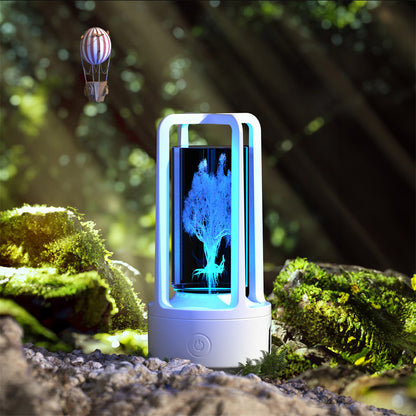 Acrylic or Crystal Night Lamp with Bluetooth Speaker (photo 20)