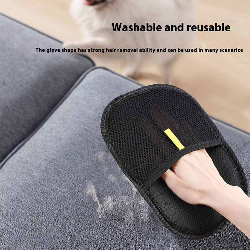Pet Deshedding Grooming Glove (photo 5)
