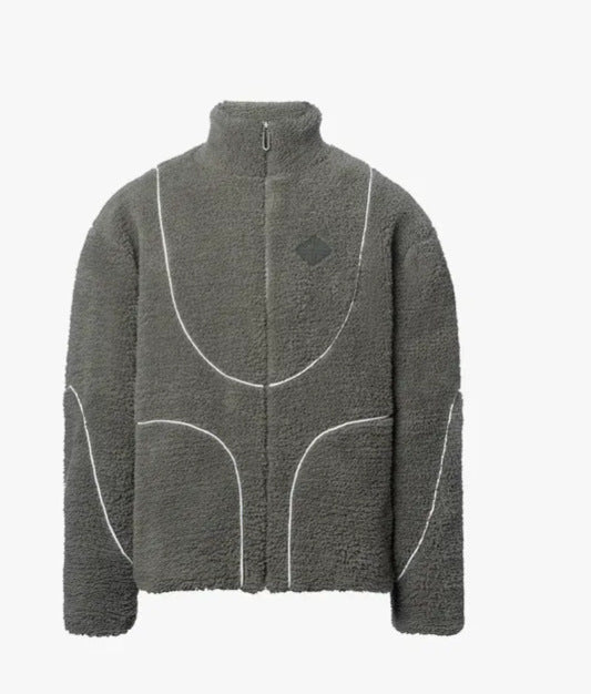 Men's Sherpa Hooded Zip-Up Jacket (photo 5)