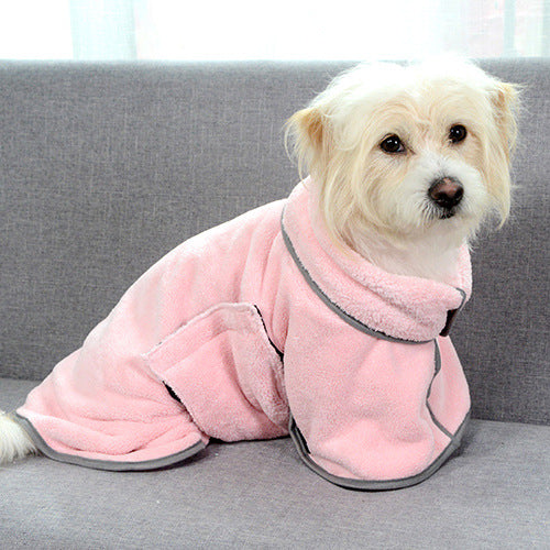 Microfiber Pet Bathrobe Towel (photo 19)