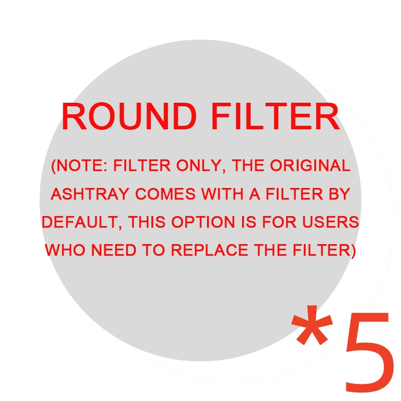 Ashtray with Built-In Fan and Replaceable Filter (photo 26)