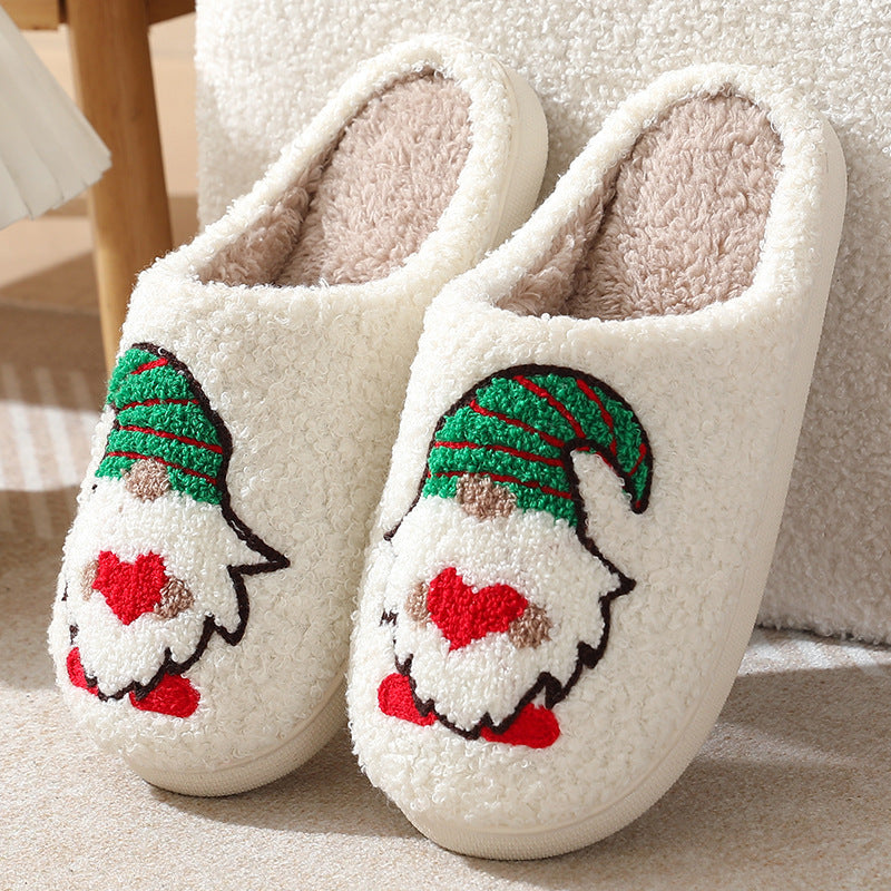 Cartoon Santa Plush House Slippers (photo 9)