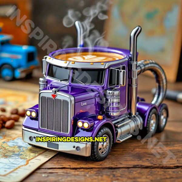 Semi Truck Shaped Coffee Mug, 11 oz (photo 11)